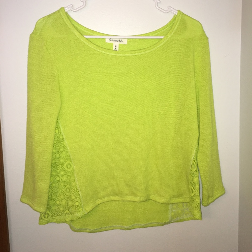 Lime Green Sweater/shirt!